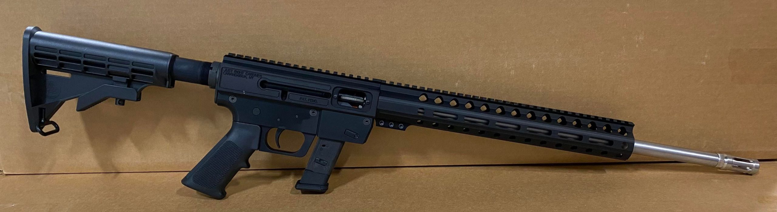 Just Right Carbine M-Lok 9mm Black Stainless Steel Barrel