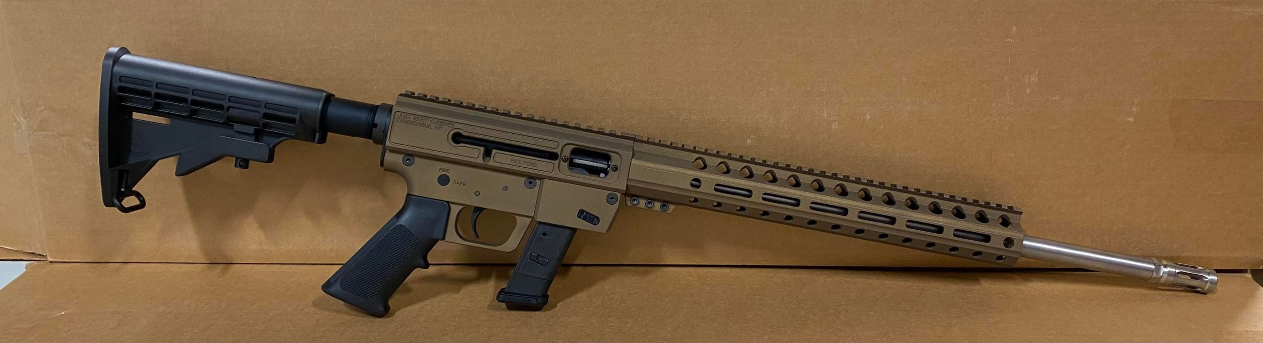 Just Right Carbine M-Lok 9mm Bronze Stainless Steel Barrel